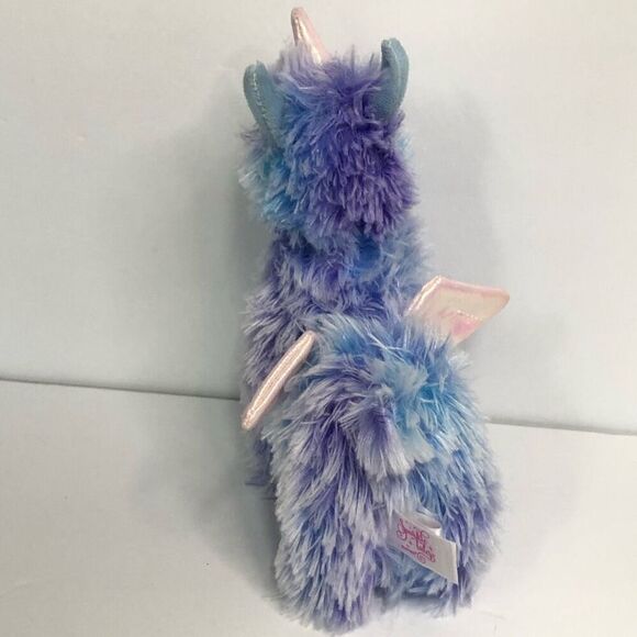 aurora world sparkle tales 8 inch llamacorn llama blue purple fluffy - Picture 4 of 6